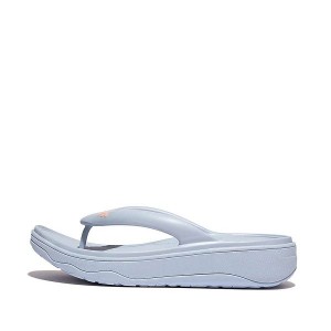 Blue Women's FitFlop Relieff Recovery Toe-Post Sandals | 694SLRUYW