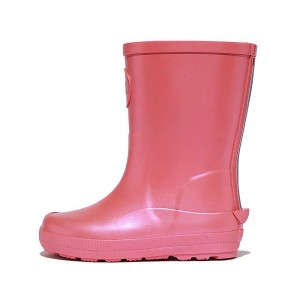 Coral Kids' FitFlop Wonderwelly Toddler Pearlized Ergonomic Waterproof Wellington Rain Boots | 826XLMEVS