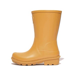 Yellow Kids' FitFlop Wonderwelly Junior Ergonomic Wellington Rain Boots | 867TKRHZE