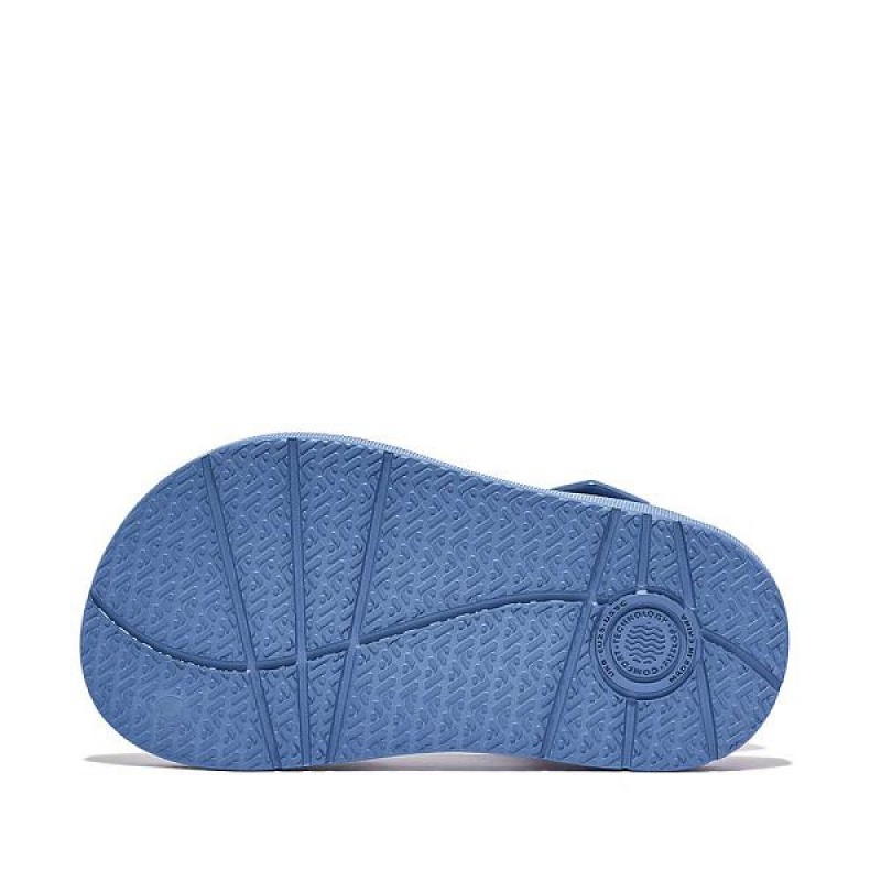 Blue Kids' FitFlop Iqushion Toddler Ergonomic Back-Strap Sandals | 205LKPCYZ