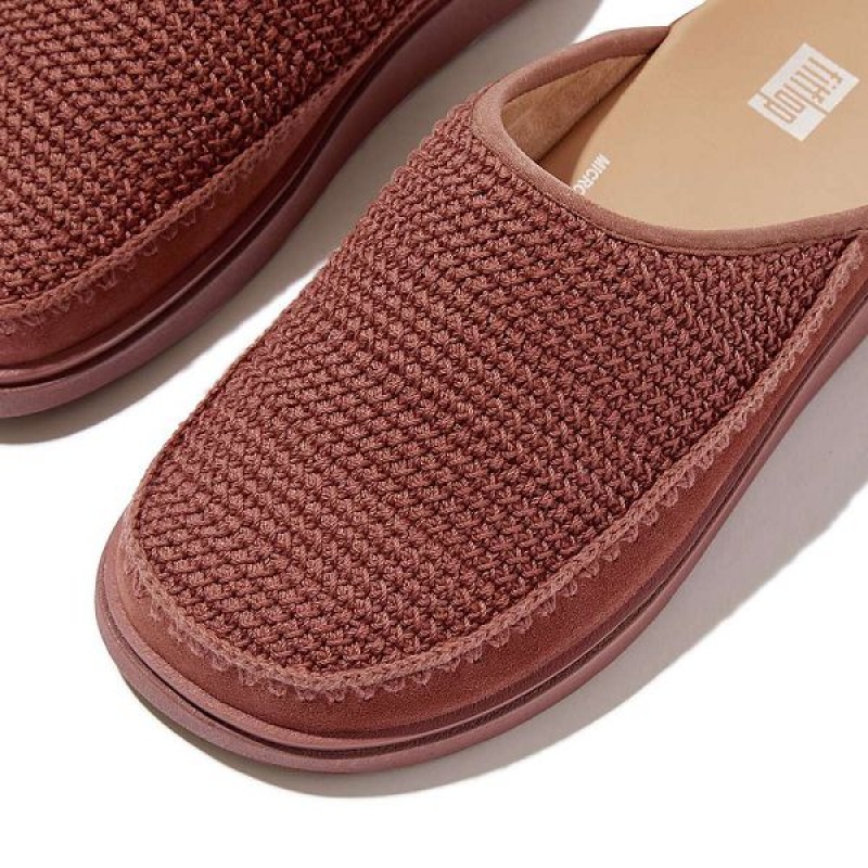 Brown Women's FitFlop Gen-Ff E01 Crochet Mules | 491WKULAY