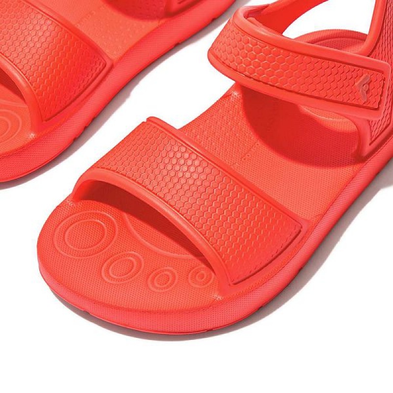 Orange Kids' FitFlop Iqushion Toddler Ergonomic Back-Strap Sandals | 718RZPCMS