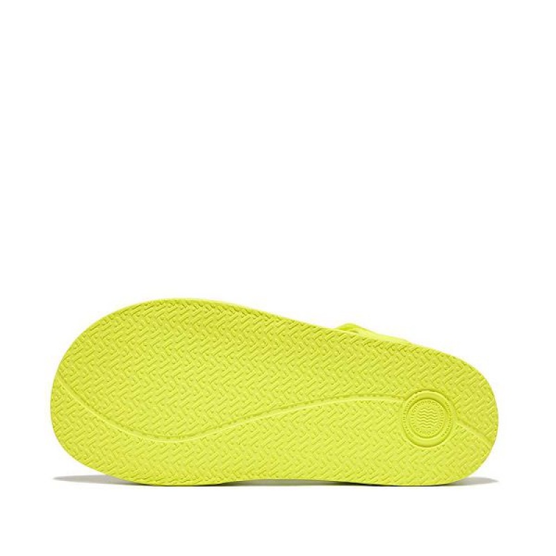 Yellow Kids' FitFlop Iqushion Junior Ergonomic Back-Strap Sandals | 279WMPZTL