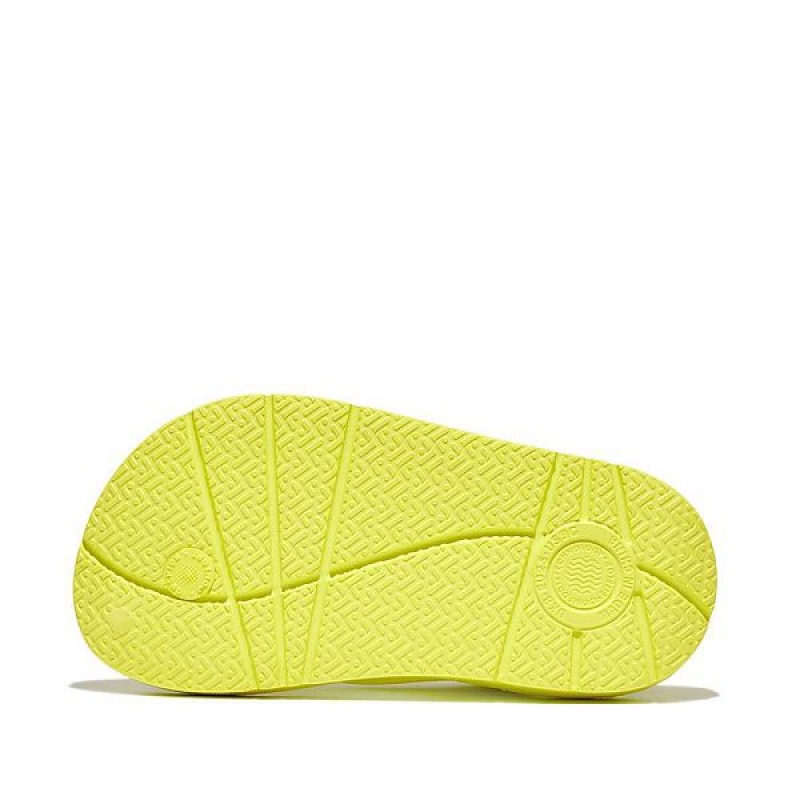 Yellow Kids' FitFlop Iqushion Toddler Ergonomic Back-Strap Flip Flops | 581ORYLBU