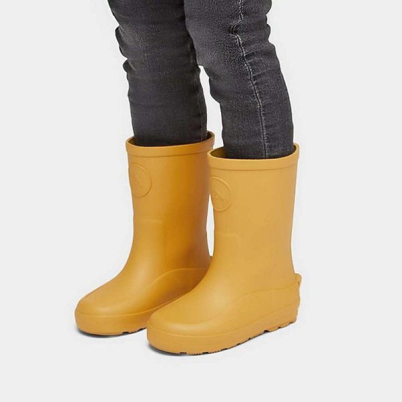 Yellow Kids' FitFlop Wonderwelly Toddler Ergonomic Rain Boots | 185CHARFY