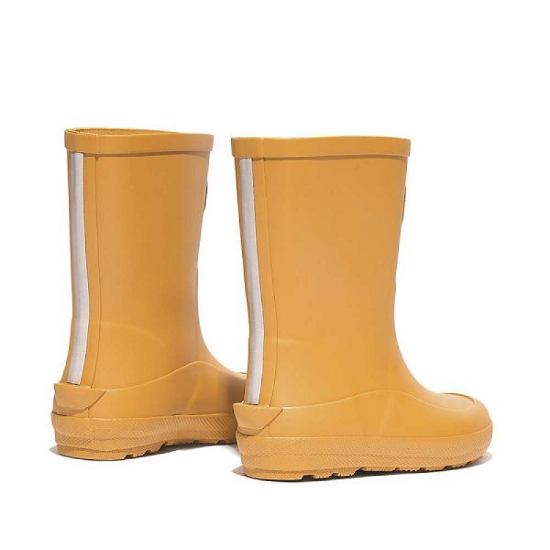 Yellow Kids' FitFlop Wonderwelly Toddler Ergonomic Rain Boots | 185CHARFY